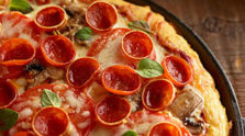 Pepperoni Polenta Pizza