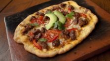 Chorizo, Manchego & Avocado Pizza