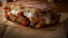 Meatball & Bruschetta Grilled Cheese