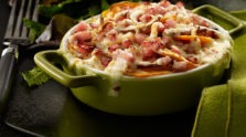 Scalloped Sweet Potatoes with Ham