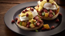 Corned Beef Hash Eggs Benedict