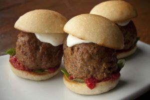 CapreseMeatballSliders