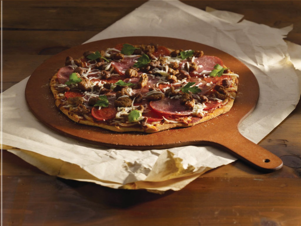 Meaty Whole Wheat Pizza Burke Corporation