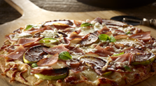 Honey Apple & Canadian Bacon Pizza