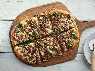 Balsamic Pesto Chicken Sausage Pizza