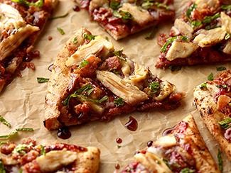 Chicken, Bacon, & Raspberry Jam Pizza