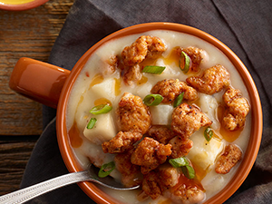Italian Sausage & Roasted Turnip Soup