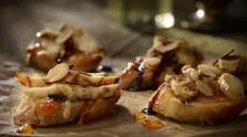 Almond & Apricot Chicken Crostini