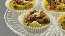 Mini Beef and Roasted Pepper Frittatas