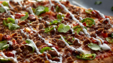 Beef Enchilada Pizza