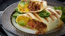 Spicy Beef Burrito