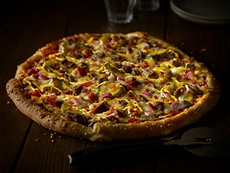 Bacon Cheeseburger Pizza