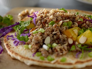 Tropical Pork & Cauliflower Sausage Wrap