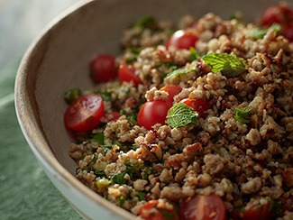 Pork & Cauliflower Sausage Tabbouleh