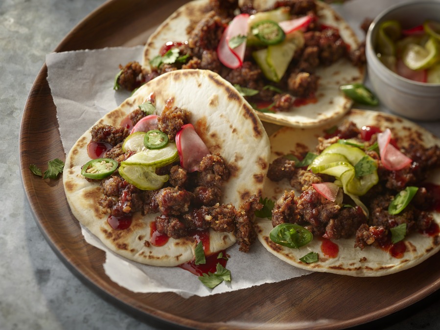 Plant-Based Korean Street Tacos