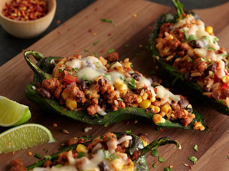 Stuffed Poblano Pepper