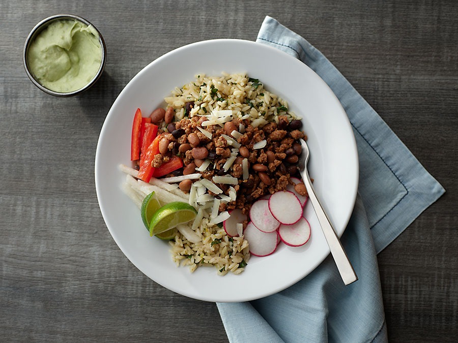 Bountiful Rice and Bean Bowl