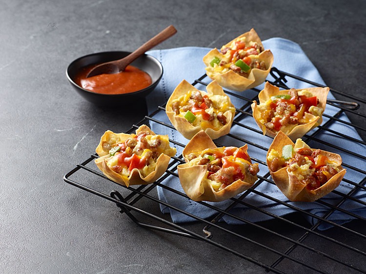 Morning Wonton Cups