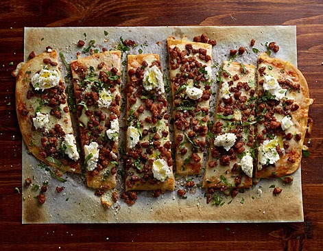 Pepperoni & Ricotta Flatbread