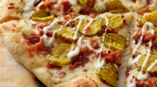 Bacon and Pickle Pizza