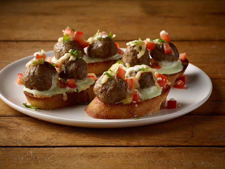 Albondigas Crostini