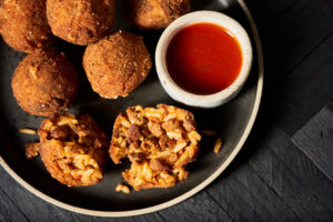 Chorizo Spanish Rice Balls