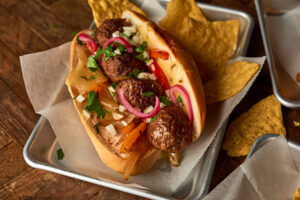 Mexican Meatball Torta