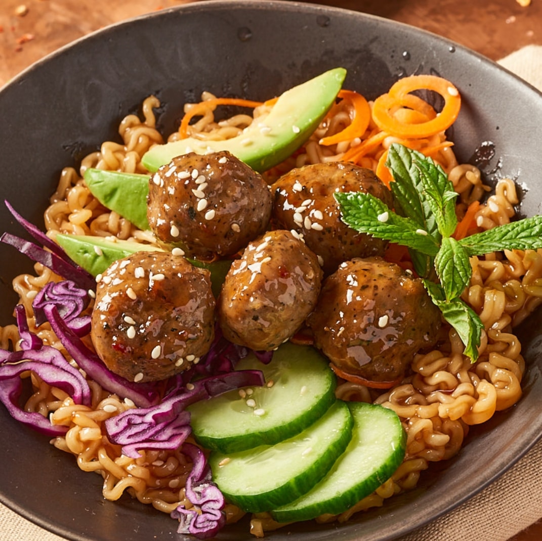 Albondigas Noodle Bowl