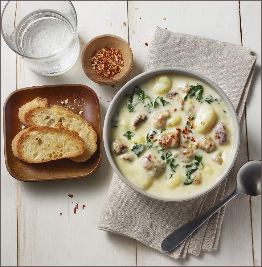 Sausage & Gnocchi Soup