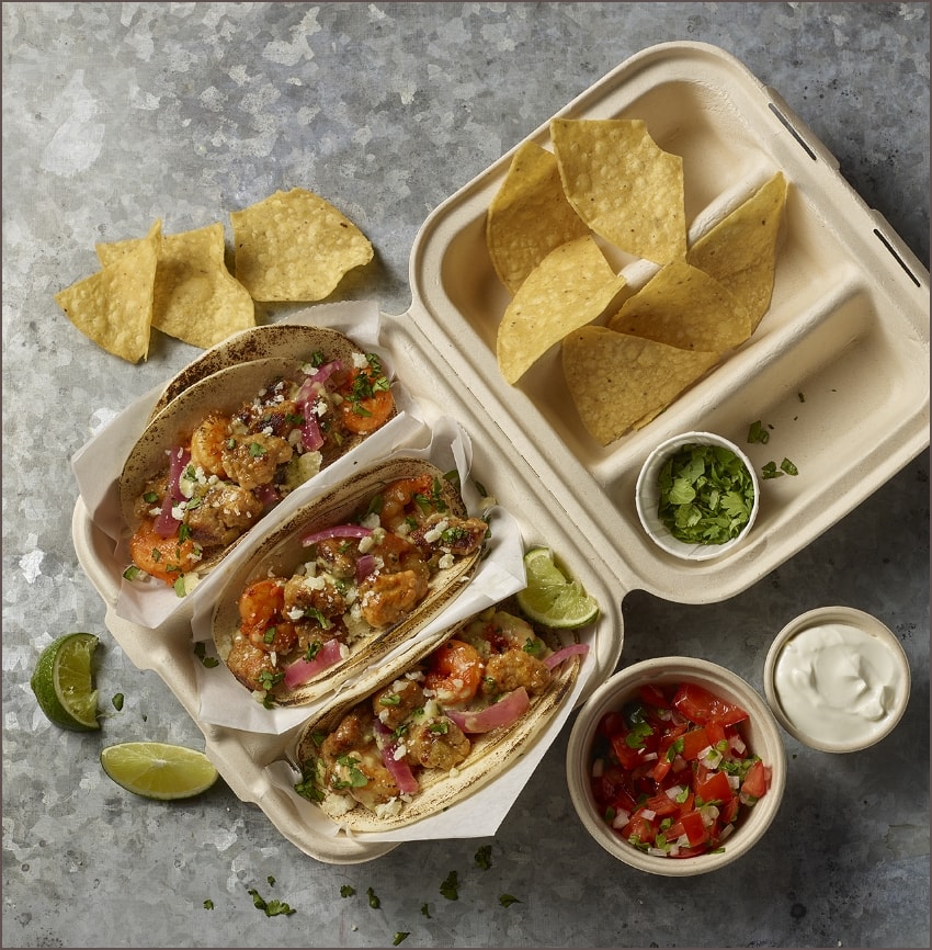 Sausage & Shrimp Street Tacos