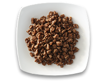 pile of seasoned beef crumbles