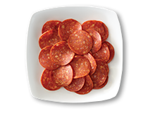 pile of pepperoni slices